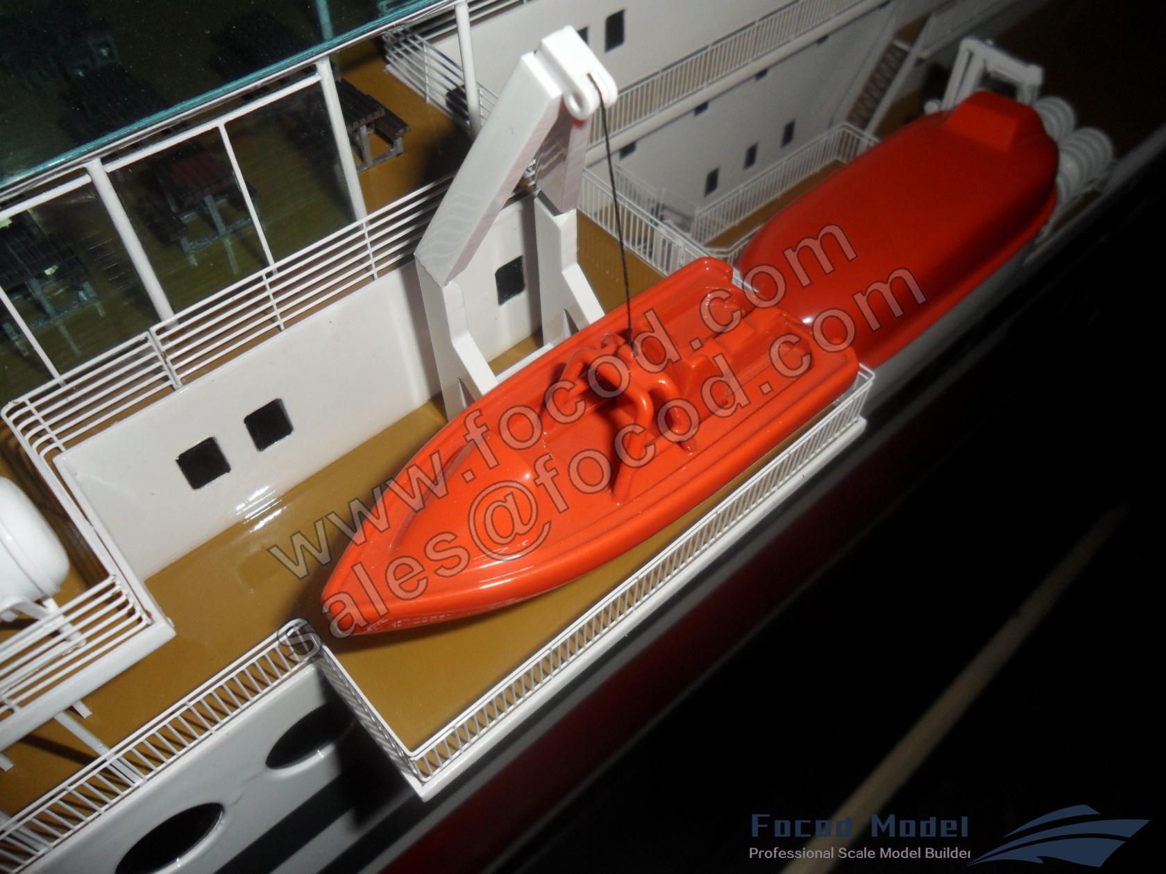 custom made model of 134m Ferry